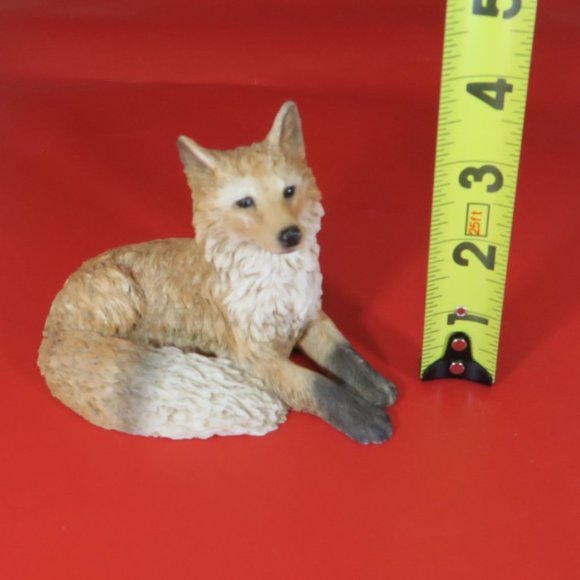 Vintage CASTAGNA Red Fox Figurine 1988 Made in Italy Alabaster Forest Animal - Picture 8 of 9